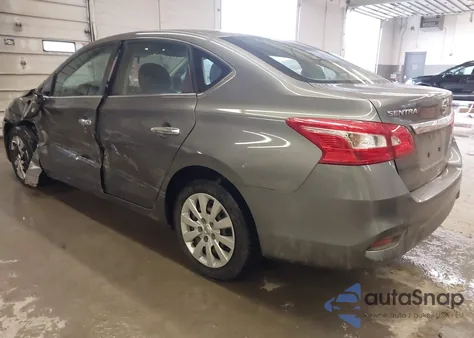 2019 Nissan Sentra S из США, поврежденный, VIN 3N1AB7AP2KY258518